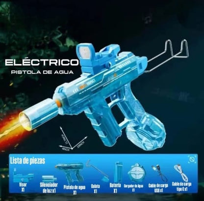 Pistola de agua eléctrica UZI - de tiro al aire libre de verano