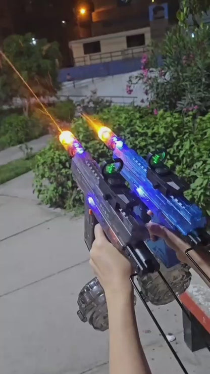 Pistola de agua eléctrica UZI - de tiro al aire libre de verano
